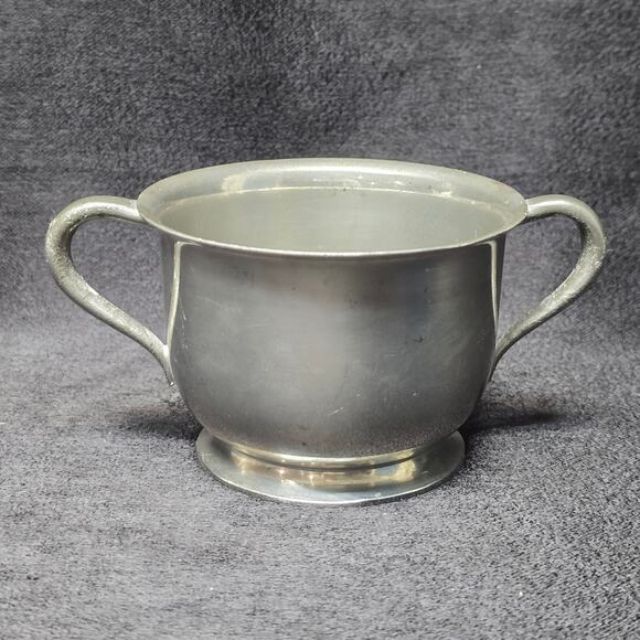 Vintage Old Colony Pewter 39 Silver Sugar Bowl Dish - Picture 14 of 14